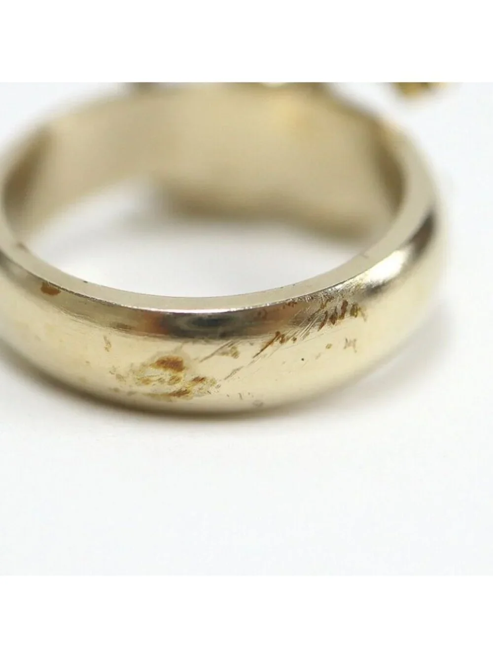 Chanel Ring CC Logo Rhinestone Metal - Picture 7 of 11